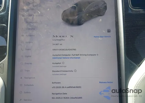 2020 Tesla Model X Long Range Dual Motor All-Wheel Drive/Long Range Plus Dual Motor All-Wheel Drive из США, поврежденный, VIN 5YJXCBE23LF242783